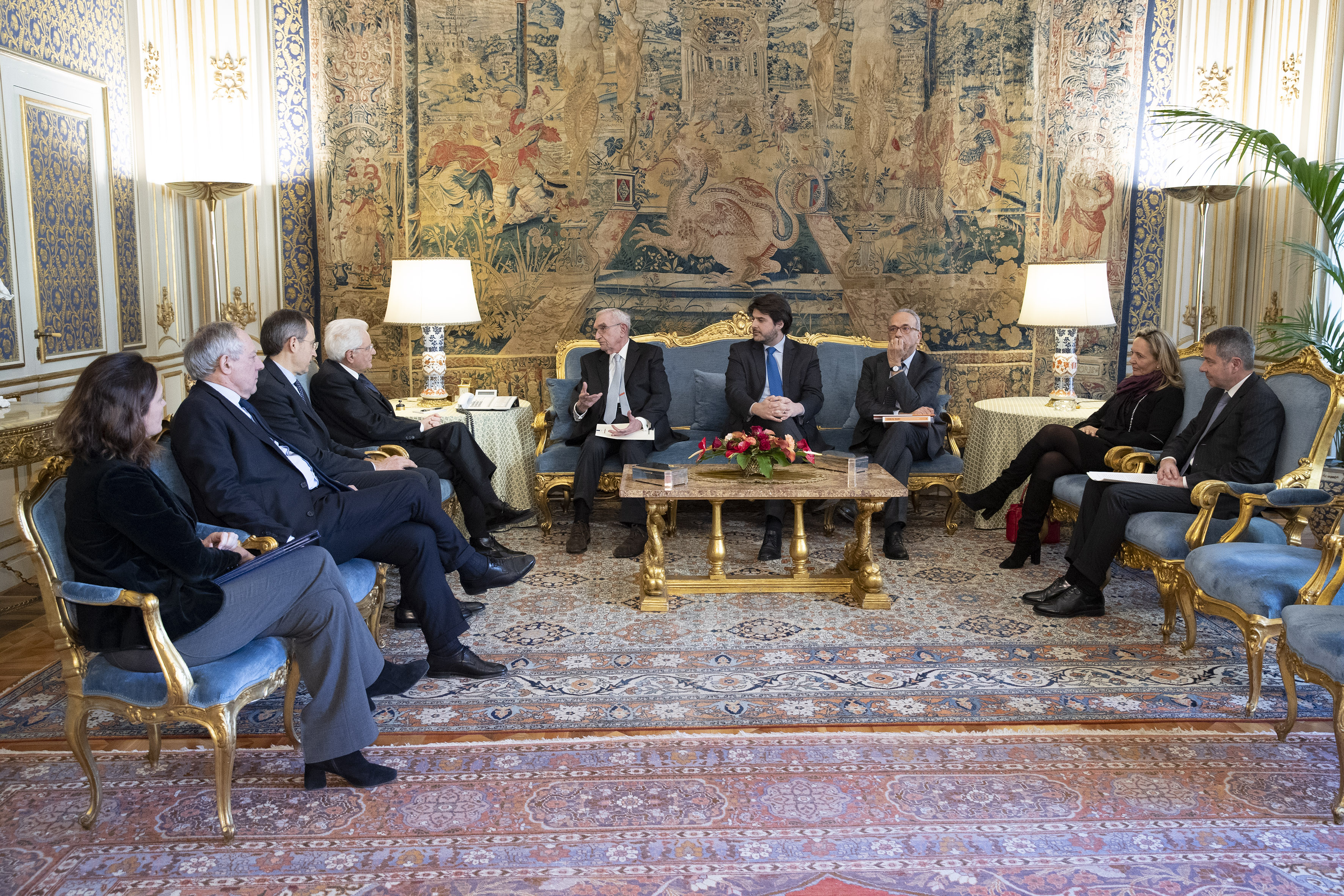 Il Presidente Sergio Mattarella riceve una delegazione del Fondo per il contrasto della povertà educativa minorile. (foto di Francesco Ammendola - Ufficio per la Stampa e la Comunicazione della Presidenza della Repubblica)